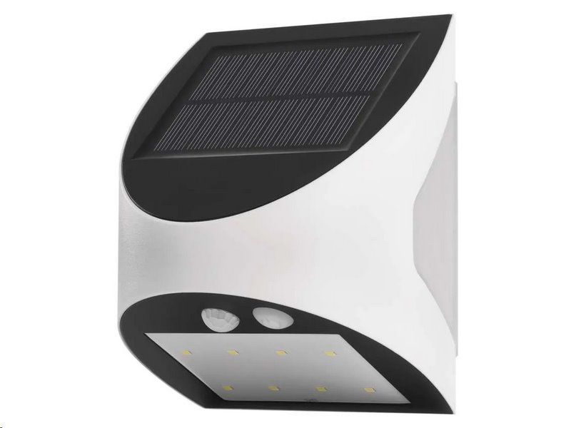 LED solární svítidlo EMOS ZG172S LUMI s pohybovým čidlem, bílé, neutrální bílá