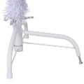vidaXL Umelý polovičný vianočný stromček+stojan, biely 150 cm, PVC