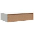 vidaXL Nástenná zásuvková polica biela 40x23,5x10 cm MDF