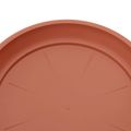 vidaXL Kvetináče 24 ks Tehlovo červená Ø 22 x 18 cm Plast