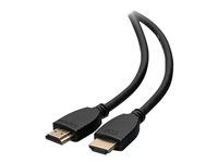 High Speed - UltraHD kábel - M/M - Kábel HDMI s ethernetom - HDMI s pínmi (samec) na HDMI s pínmi (samec) - 91 cm - tienený - čierna