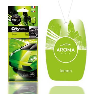 Osviežovače vzduchu AROMA CAR CITY CARD LEMON
