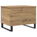 vidaXL Konferenčný stolík dub artisan 60x44,5x45 cm kompozitné drevo