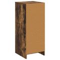vidaXL Kúpeľňová skriňa Dymový dub 35 x 36,5 x 85 cm Kompozitné drevo