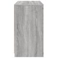 vidaXL Komoda s LED svetlami sivá sonoma 60,5x37x67 cm