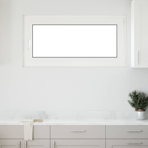 vidaXL Podkrovné okno RISOR 120 x 60 cm PVC a sklo Biela