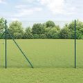 vidaXL Hexagonálny plotový základ 10 x 1,6 m PVC potiahnutá oceľ