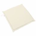 vidaXL Záhradné podsedáky 4 ks krémové 45x45x2 cm štvorcové