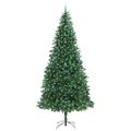 vidaXL Umelý vianočný stromček Zelená 300 cm PVC, kov a plast