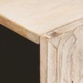 vidaXL Servírovacia skriňa Biele umývanie dokončenie 90 x 33 x 75 cm