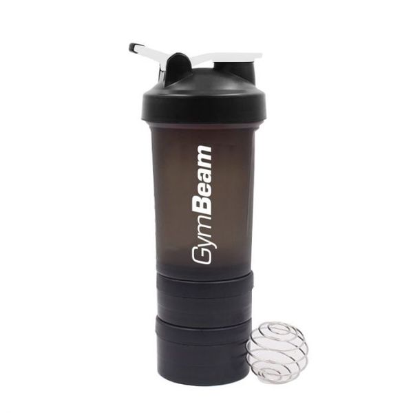 Viacdielny šejker Sway Black 600 ml - GymBeam