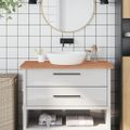 vidaXL Kúpeľňová doska 100x50x2,5 cm masívny buk