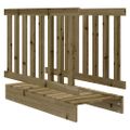 vidaXL Hrací most 45x107,5x79 cm impregnované drevo borovica