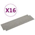 vidaXL Kobercové podlahové dlaždice 16 ks 4 m² 25x100 cm bledosivé