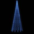 vidaXL Vianočný stromček kužeľ modrých 732 LED svetiel 160x500 cm