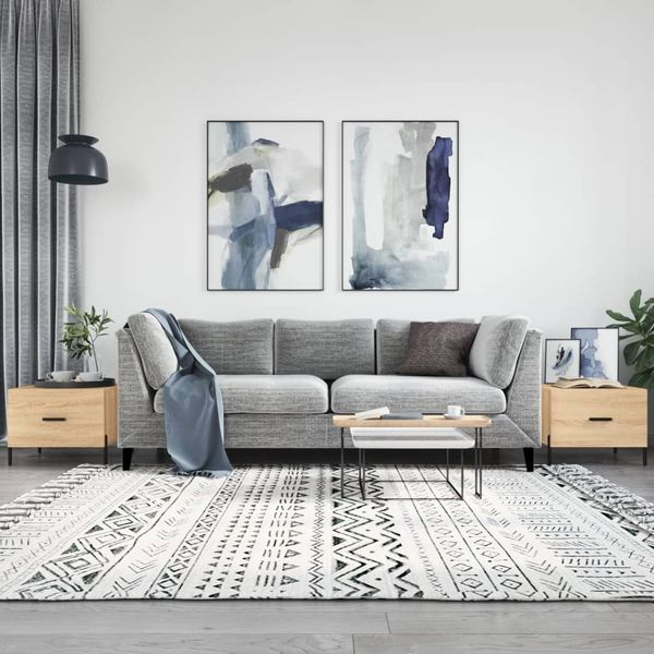 vidaXL Konferenčné stolíky 2 ks dub sonoma 50x50x40cm kompozitné drevo