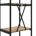 vidaXL Regál na knihy 3 úrovní 40 x 30 x 109 cm Kompozitné drevo