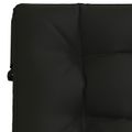 vidaXL Vankúš na ležadlo VIANEN 100% polyester Čierna 200 x 90 x 8 cm