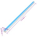 vidaXL Káblový rozvod samolepiaci 20x10 mm 30 m PVC