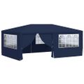 vidaXL Profesionálny párty stan+bočné steny 4x6 m, modrý 90 g/m²