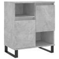 vidaXL Komoda betónovo sivá 60x35x70 cm spracované drevo
