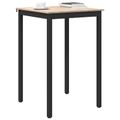 vidaXL Barový stôl 70 x 70 x 105 cm Masívne borovicové drevo Prírodná