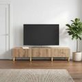 vidaXL TV skrinka 147 x 34,5 x 30 cm Dub artisan Kompozitné drevo