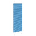 vidaXL Plisovaná roleta modrá 45x150 cm šírka látky 44,4 cm polyester