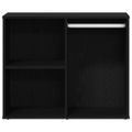 vidaXL Kosmetický kabinet Čierny dub 80 x 40 x 65 cm Kompozitné drevo