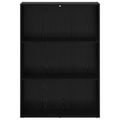 vidaXL Regál na knihy 80 x 30 x 114 cm Kompozitné drevo Čierny dub