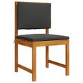 vidaXL Záhradný bistro set 3 ks Hnedá Pevné akáciové drevo