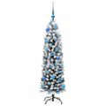 vidaXL Umelý vianočný stromček Zelená 150 cm PVC, oceľ a plast