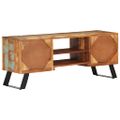 vidaXL TV skrinka 112x30x45 cm masívne recyklované drevo