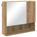 vidaXL Zrkadlová skrinka Remeselný dub 59 x 17 x 55 cm