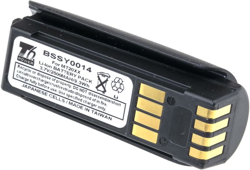 Batéria T6 Power pre Symbol Motorola Zebra MT2000, MT2070, MT2090, 2500mAh, 9,3Wh, Li-ion
