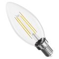 LED žiarovka Filament sviečka / E14 / 3,4 W (40 W) / 470 lm / teplá biela