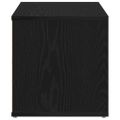 vidaXL TV skrinka 80 x 34 x 36 cm Čierny dub Kompozitné drevo