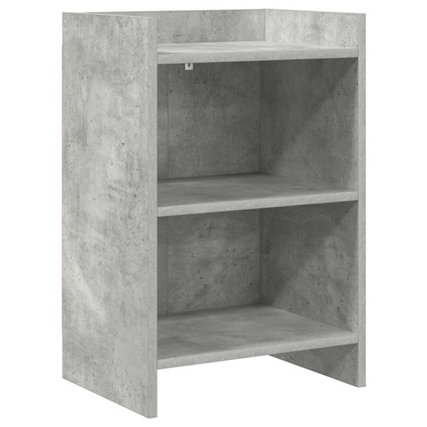 vidaXL Nočné stolíky Betónovo sivá 40 x 30 x 60 cm Kompozitné drevo