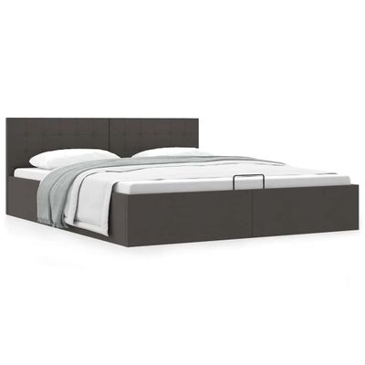 vidaXL Hydraulický posteľný rám+úložný priestor, látka 180x200 cm