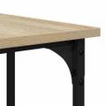 vidaXL Stôl dub sonoma 139x139x75 cm kompozitné drevo
