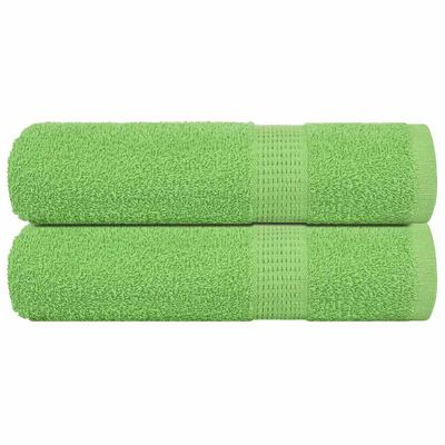 vidaXL Sprchové osušky FROGN 2 ks jablkovo zelené 70x140 cm 360 g/m²