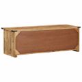 vidaXL TV skrinka s dvierkami 105x35x36 cm masívne mangovníkové drevo