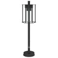 vidaXL Vonkajšie stojace lampy 3 ks čierne 60 cm nehrdzavejúca oceľ