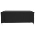 vidaXL Poťah na záhradný nábytok čierny 260x260x90 cm vodotesný 420D