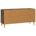 vidaXL TV skrinka 102 x 34,5 x 50 cm Dymový dub Kompozitné drevo