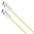 Kábel USB-C/USB-C 60W 1,5 m žltý Kruger&amp;Matz KM1271-1,5Y Basic