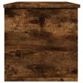 vidaXL Úložný box dymový dub 102x35x35 cm kompozitné drevo