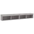 vidaXL TV skrinky s LED svetlami 2 ks sivé sonoma 100x30x30 cm