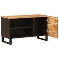 vidaXL TV skrinka Hnedá 80 x 33 x 46 cm Masívne mango drevo