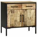 vidaXL Servírovacia skriňa so zásuvkou 70 x 35 x 70 cm Mangový masív